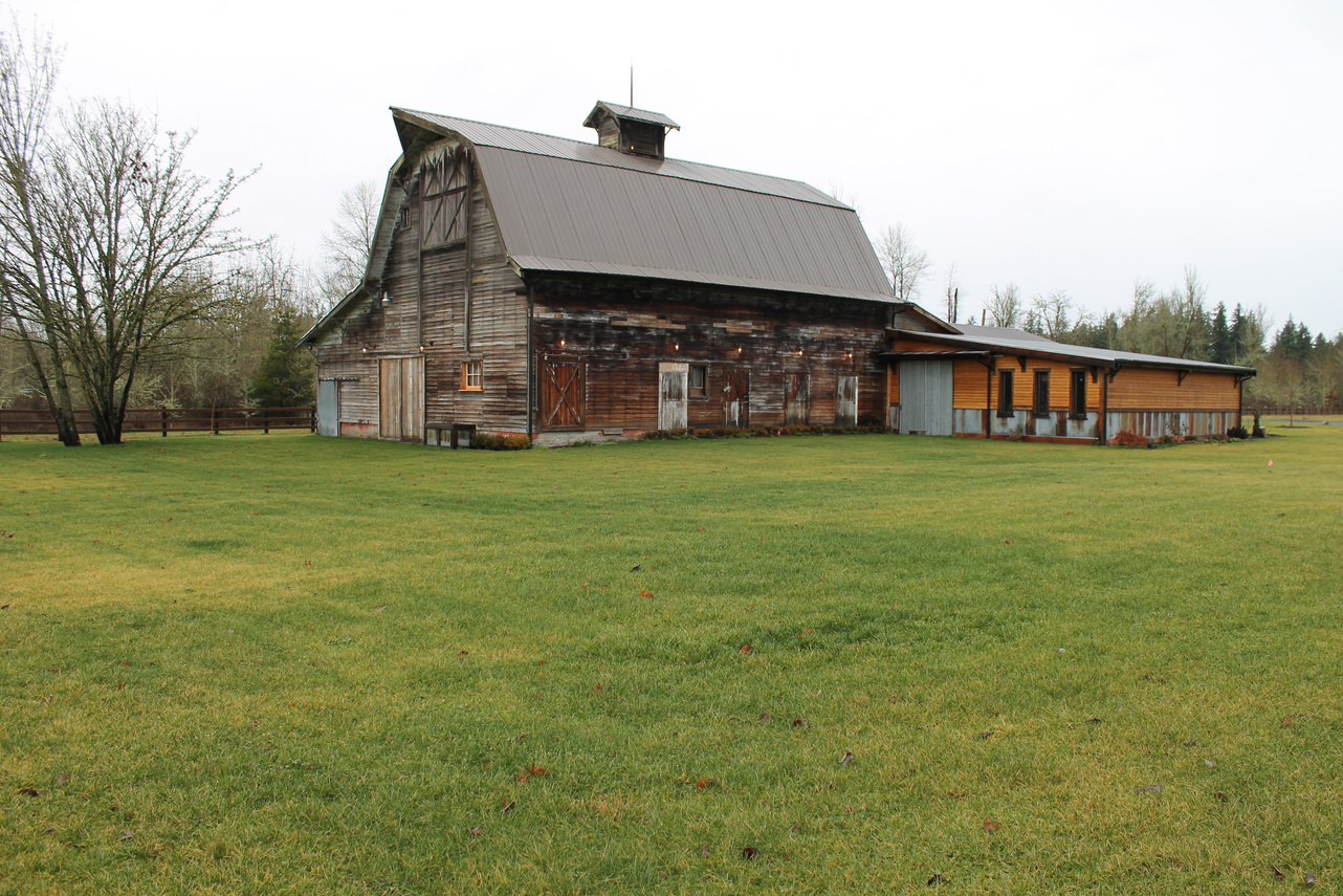 Side and Front Yard of The Owls Nest Barn Event Venue